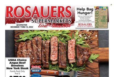 Rosauers (ID, MT, OR, WA) Weekly Ad Flyer Specials December 7 to December 13, 2022