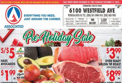 Associated Supermarkets (NY) Weekly Ad Flyer Specials December 9 to December 15, 2022