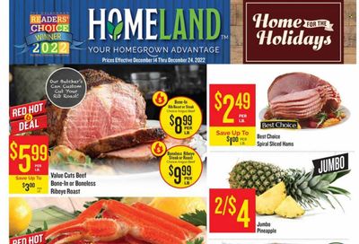 Homeland (OK, TX) Weekly Ad Flyer Specials December 14 to December 24, 2022