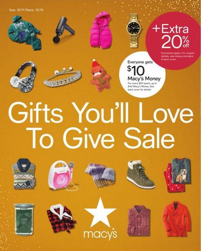 Macy's Weekly Ad Flyer Specials December 11 to December 15, 2022