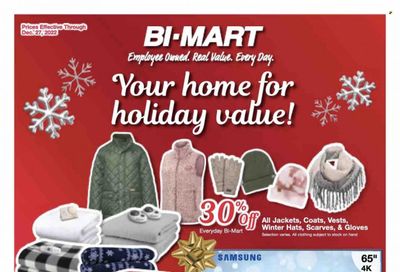 Bi-Mart (ID, OR, WA) Weekly Ad Flyer Specials December 13 to December 27, 2022