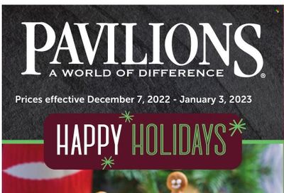 Pavilions (CA) Weekly Ad Flyer Specials December 7 to January 3, 2023