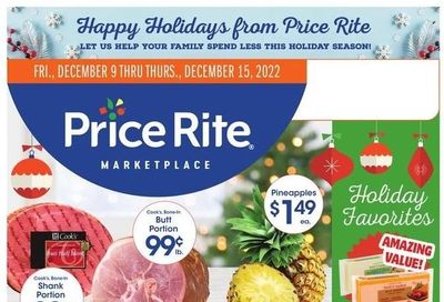 Price Rite (CT, MA, MD, NH, NJ, NY, PA, RI) Weekly Ad Flyer Specials December 9 to December 15, 2022