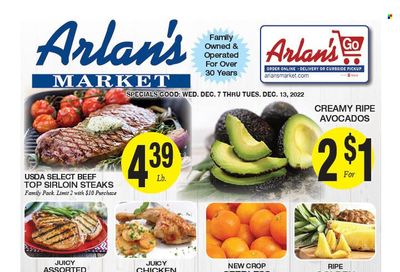 Arlan's Market (TX) Weekly Ad Flyer Specials December 7 to December 13, 2022