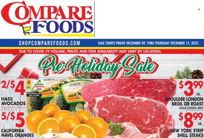 Compare Foods (CT, MD, NC, NJ, NY, RI) Weekly Ad Flyer Specials December 9 to December 15, 2022