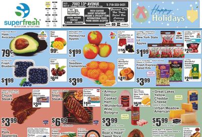 Super Fresh (NY) Weekly Ad Flyer Specials December 9 to December 15, 2022