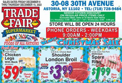 Trade Fair Supermarket (NY) Weekly Ad Flyer Specials December 9 to December 15, 2022