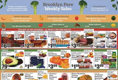 Brooklyn Fare (NY) Weekly Ad Flyer Specials December 9 to December 15, 2022