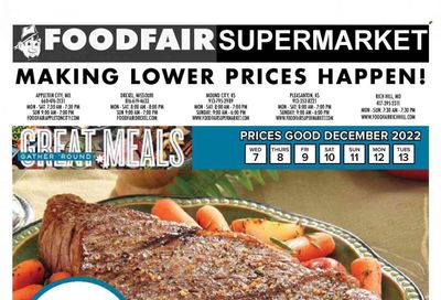 Food Fair Supermarket (CA, KS, MO) Weekly Ad Flyer Specials December 7 to December 13, 2022