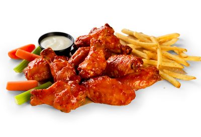 Save with the $9.99 10 Boneless Wings and Fries Bundle at Buffalo Wild Wings