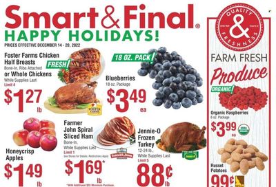 Smart & Final (AZ, CA) Weekly Ad Flyer Specials December 14 to December 20, 2022