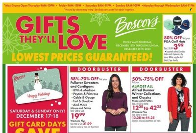 Boscov's (CT, DE, MD, NJ, NY, PA) Weekly Ad Flyer Specials December 15 to December 25, 2022