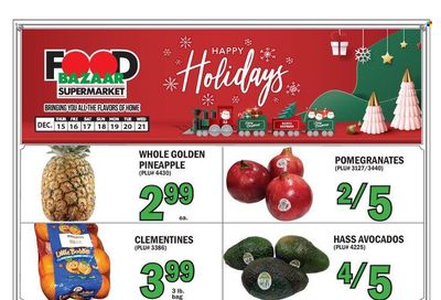 Food Bazaar (CT, NJ, NY) Weekly Ad Flyer Specials December 15 to December 21, 2022