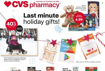 CVS Pharmacy Weekly Ad Flyer Specials December 18 to December 24, 2022