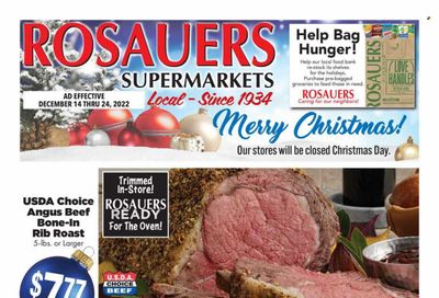 Rosauers (ID, MT, OR, WA) Weekly Ad Flyer Specials December 14 to December 24, 2022