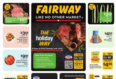 Fairway Market (CT, NJ, NY) Weekly Ad Flyer Specials December 16 to December 22, 2022