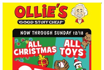 Ollie's Bargain Outlet Weekly Ad Flyer Specials December 16 to December 21, 2022