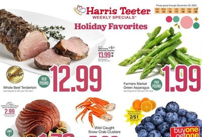 Harris Teeter Weekly Ad Flyer Specials December 14 to December 20, 2022