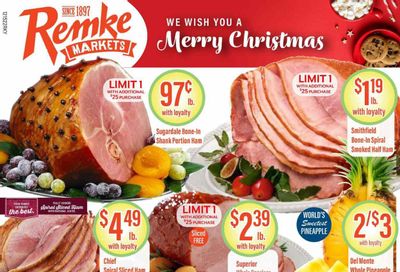 Remke (OH) Weekly Ad Flyer Specials December 15 to December 24, 2022
