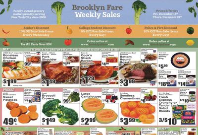 Brooklyn Fare (NY) Weekly Ad Flyer Specials December 16 to December 22, 2022