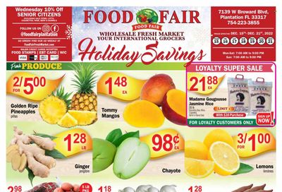 Food Fair Fresh Market (FL) Weekly Ad Flyer Specials December 15 to December 21, 2022