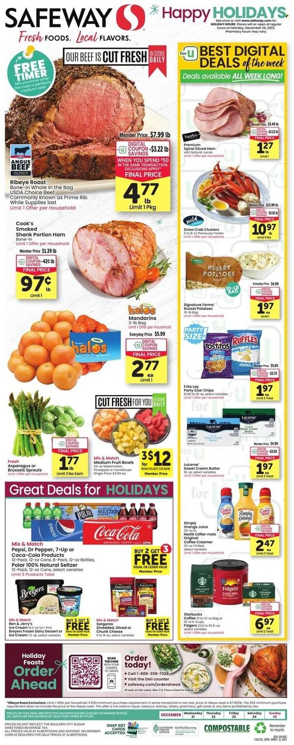 Safeway (CO) Weekly Ad Flyer Specials December 21 to December 25, 2022