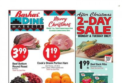 Bashas' Diné Markets (AZ, NM) Weekly Ad Flyer Specials December 21 to December 27, 2022