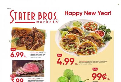 Stater Bros. (CA) Weekly Ad Flyer Specials December 26 to January 3, 2023
