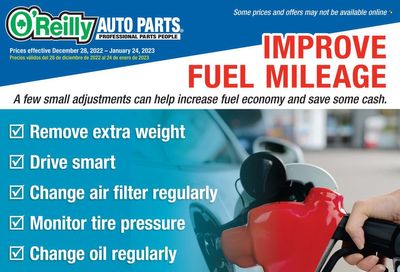 O'Reilly Auto Parts Weekly Ad Flyer Specials December 28 to January 24, 2023