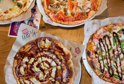 Buy 3 Entrees and Get 1 Free with Online or In-app Orders at MOD Pizza Through to January 1: A Rewards Member Exclusive