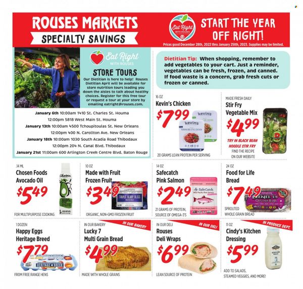 Rouses Markets (LA) Weekly Ad Flyer Specials December 28 to January 25