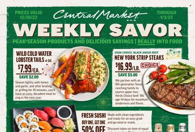 Central Market (TX) Weekly Ad Flyer Specials December 28 to January 3, 2023