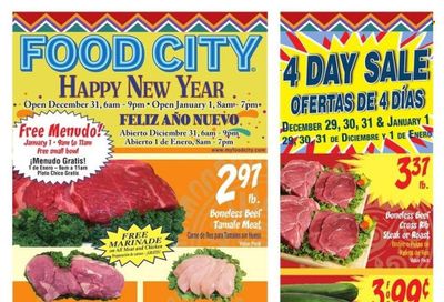 Food City (AZ) Weekly Ad Flyer Specials December 28 to January 3, 2023