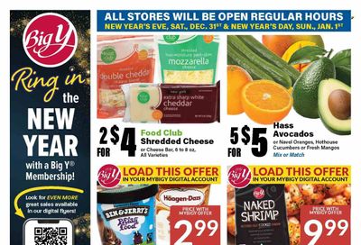 Big Y (CT) Weekly Ad Flyer Specials December 29 to January 4, 2023