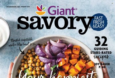 Giant Food (DE, MD, VA) Weekly Ad Flyer Specials January 1 to January 31, 2023