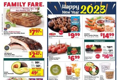 Family Fare (MI) Weekly Ad Flyer Specials December 26 to January 1, 2023