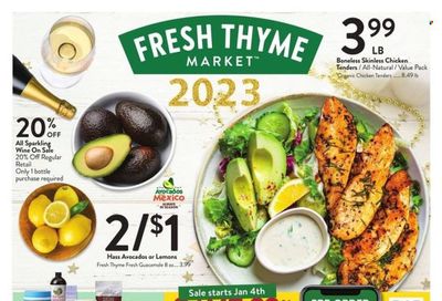 Fresh Thyme Weekly Ad Flyer Specials December 26 to January 3, 2023