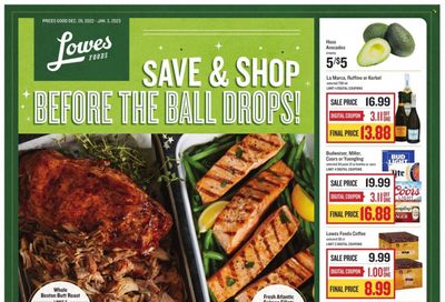 Lowes Foods (NC, SC) Weekly Ad Flyer Specials December 28 to January 3, 2023