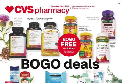 CVS Pharmacy Weekly Ad Flyer Specials December 25 to December 31, 2022
