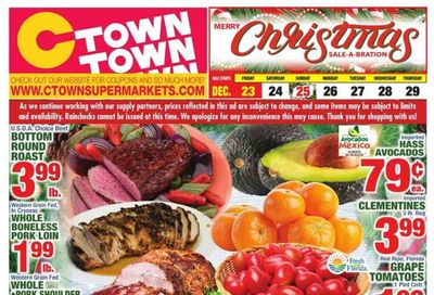 C-Town (CT, FL, MA, NJ, NY, PA) Weekly Ad Flyer Specials December 23 to December 29, 2022