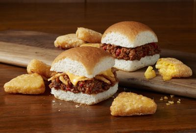 Sloppy Joes, Including Smoky and Spicy Joe Sliders, Return to White Castle