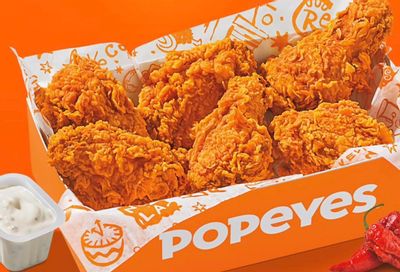 Score 6 Ghost Pepper Wings for Only $5 with an In-app or Online Order Ahead Purchase at Popeyes Chicken