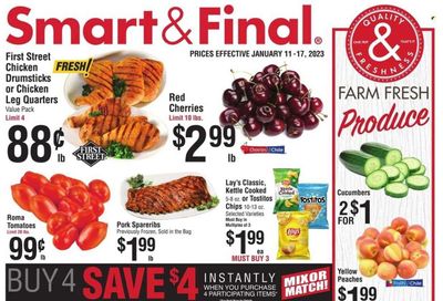 Smart & Final (AZ, CA) Weekly Ad Flyer Specials January 11 to January 17, 2023