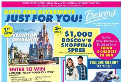 Boscov's (CT, DE, MD, NJ, NY, PA) Weekly Ad Flyer Specials January 5 to January 11, 2023