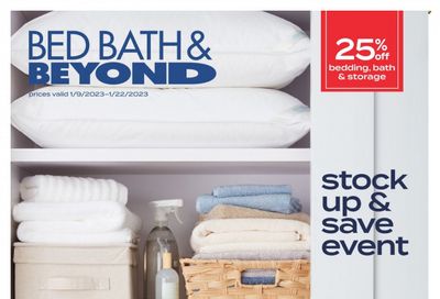Bed Bath & Beyond Weekly Ad Flyer Specials January 9 to January 22, 2023