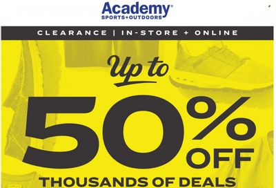 Academy Sports + Outdoors Weekly Ad Flyer Specials January 2 to January 16, 2023