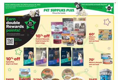 Pet Supplies Plus Weekly Ad Flyer Specials December 29 to January 25, 2023