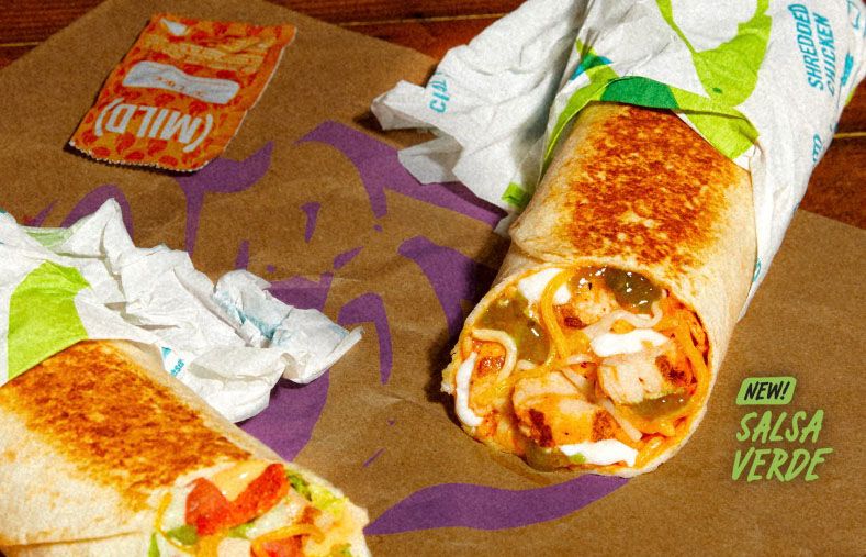 The New Salsa Verde Grilled Chicken Burrito Arrives at Taco Bell