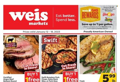Weis (MD, NY, PA) Weekly Ad Flyer Specials January 12 to January 18, 2023
