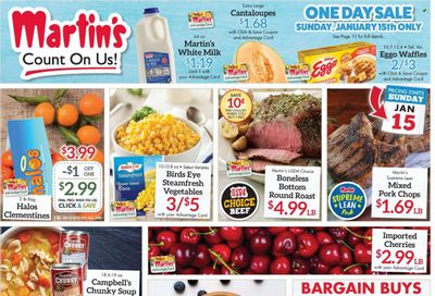 Martin’s (IN, MI) Weekly Ad Flyer Specials January 15 to January 21, 2023